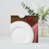 picknick-uitnodigingen kaart (Staand voorkant)