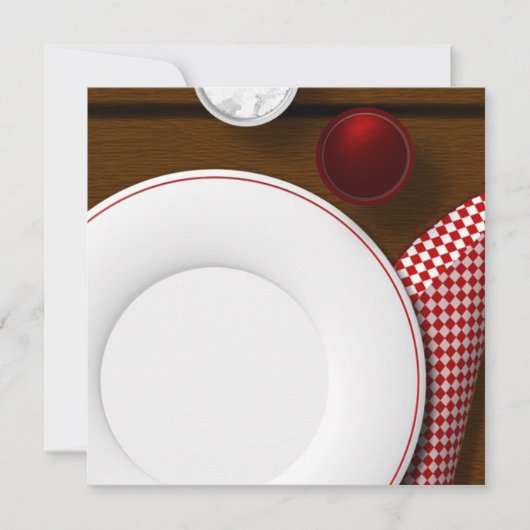 picknick-uitnodigingen kaart (Voorkant)