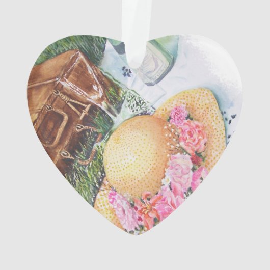 PICKNICK VAN TWEE VALENTIJN ORNAMENT (achterkant)