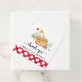 Picknick Verjaardag Dank u Label (In situ)