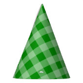 Picknick Zomer Groen Geruit Feest Feesthoedjes (Links)