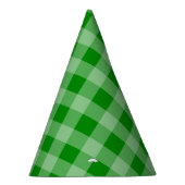 Picknick Zomer Groen Geruit Feest Feesthoedjes (Rechts)