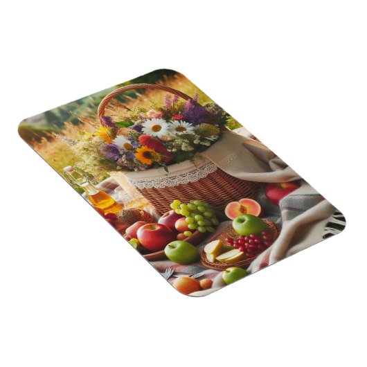 picknickcharme op het platteland magneet (Rechterzijde)