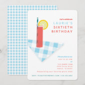 Picknickcocktail Outdoor BBQ-feest Aangepast Kaart (Voorkant / Achterkant)