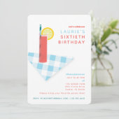 Picknickcocktail Outdoor BBQ-feest Aangepast Kaart (Staand voorkant)