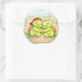 Picknickdeken dutje ronde sticker (Tas)