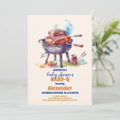 Picknickdoek Baby Q Baby shower Kaart (Staand voorkant)