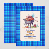 Picknickdoek Baby Q Baby shower Kaart (Voorkant / Achterkant)