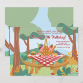 Picknickfeestje Kaart (Voorkant / Achterkant)