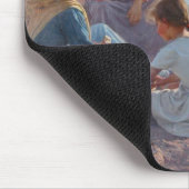 Picknickhapje op het strand (Italiaanse strandtafe Muismat (Hoek)