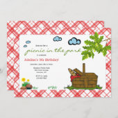 Picknickmand Kaart (Voorkant / Achterkant)