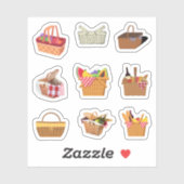 Picknickmand Stickers (Vel)