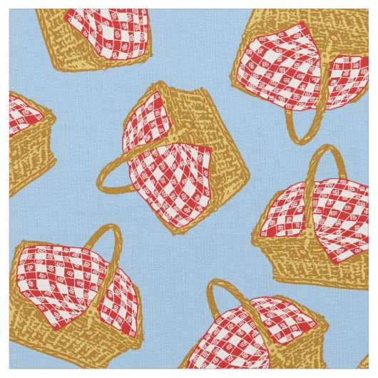 Picknickmandpatroon Stof (Close Up)