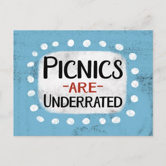 Picknicks zijn ondergewaardeerd Briefkaart (Voorkant)