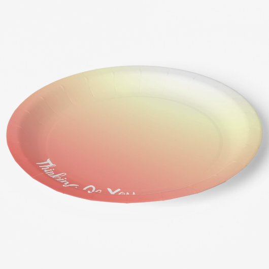 Picknickstijl Papieren Bordje (Gekanteld)