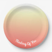 Picknickstijl Papieren Bordje (Voorkant)