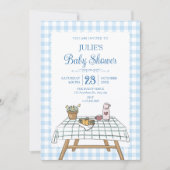 Picknicktuin babyshower kaart (Voorkant)