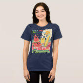 Picknickvrienden – Zomer Snacksquad Tri-Blend Shirt (Voorkant volledig)