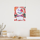 picknparty fundraiser school PTO PTA poster (Keuken)