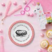 picknstijl | Gebeurtenis rond varkensroast | Fami Papieren Bordje (Feest)