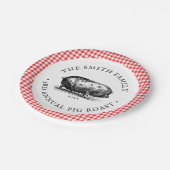 picknstijl | Gebeurtenis rond varkensroast | Fami Papieren Bordje (Gekanteld)