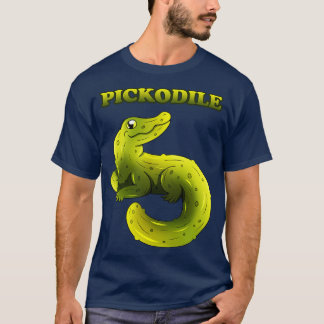 Pickodile Crocodile Pickle Lover Gifts T-shirt