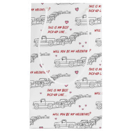 Pickup Line Valentijn Funny Truck Lover Klein Cadeauzakje