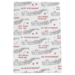 Pickup Line Valentijn Funny Truck Lover Medium Cadeauzakje