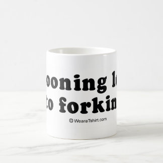 PICKUP LINES - "Spooning leidt tot forken" Koffiemok