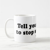 PICKUP LINES - "Zeg tegen je vriendje dat je moet  Koffiemok (Links)