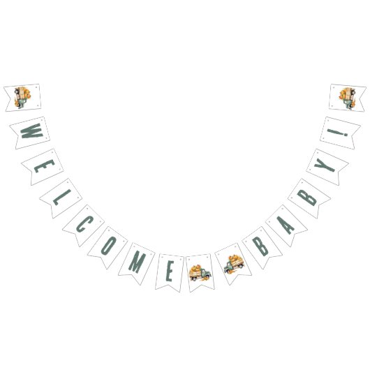  Pickup Truck Pumpkins Baby shower Vlaggetjes (Alle)