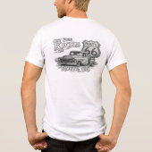 Pickup Truck Route 66 Tri-Blend Shirt (Achterkant)