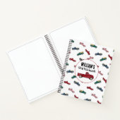 Pickup Trucks Jongen Kunstwerk Kunstenaar Notitieboek (Binnen)