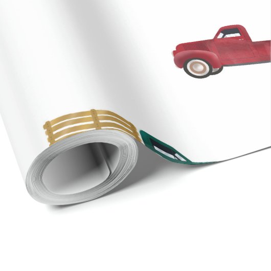 Pickup Trucks Schattigee voertuigen Auto Vervoer Cadeaupapier (Rol Hoek)