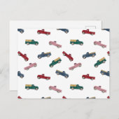 Pickup Trucks Schattigee voertuigen Auto Vervoer Feestdagenkaart (Voorkant / Achterkant)