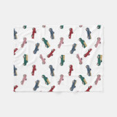 Pickup Trucks Schattigee voertuigen Auto Vervoer Fleece Deken (Voorkant (Horizontaal))