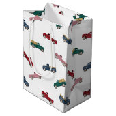 Pickup Trucks Schattigee voertuigen Auto Vervoer Medium Cadeauzakje (Achterkant Gekanteld)