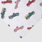 Pickup Trucks Schattigee voertuigen Auto Vervoer Tissuepapier (Detail)