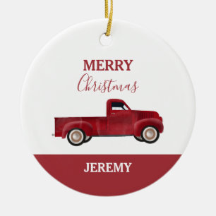 Pickup Trucks Schattigee voertuigen Car Boy Kinder Keramisch Ornament