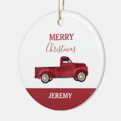 Pickup Trucks Schattigee voertuigen Car Boy Kinder Keramisch Ornament (Links)