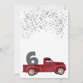 Pickup Trucks Schattigee voertuigen Kids verjaarda Kaart (Achterkant)