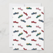 Pickup Trucks Schattigee Voertuigen Meisje Verjaar Kaart (Achterkant)