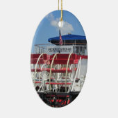 Pickwick Belle Paddle Wheel Boat Keramisch Ornament (Rechts)