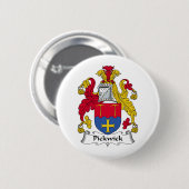 Pickwick Family Crest Ronde Button 5,7 Cm (Voorkant /achterkant)