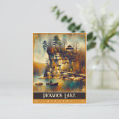 Pickwick Lake, Alabama | schilderij Briefkaart (Staand voorkant)