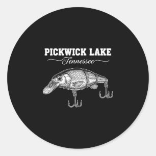Pickwick meer Tennessee buiten team in cool Ronde Sticker