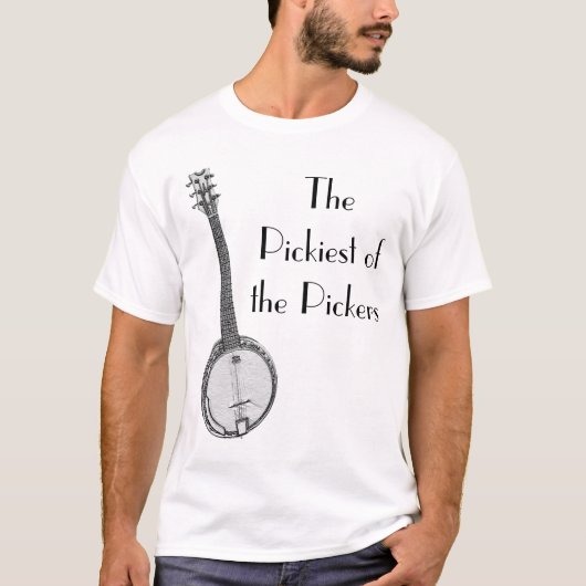 Picky Banjo Player T-shirt (Voorkant)