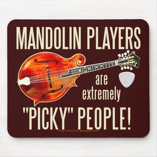 Picky Mandolinists Muismat (Voorkant)