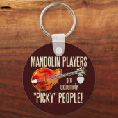 Picky Mandolinists Sleutelhanger (Voorkant)