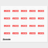 Picky Stamp Ronde Sticker (Vel)